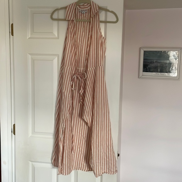 O’Neill red stripe wrap dress , beach cover - Picture 5 of 11